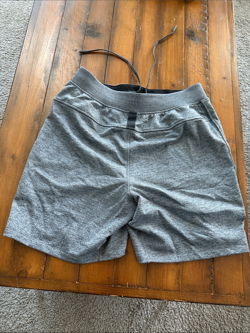 lululemon athletica Men's Heather Grey Athletic Shorts